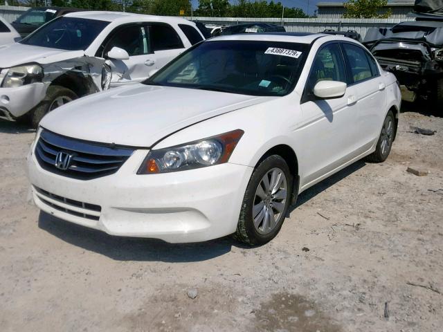 1HGCP2F81BA027725 - 2011 HONDA ACCORD EXL WHITE photo 2