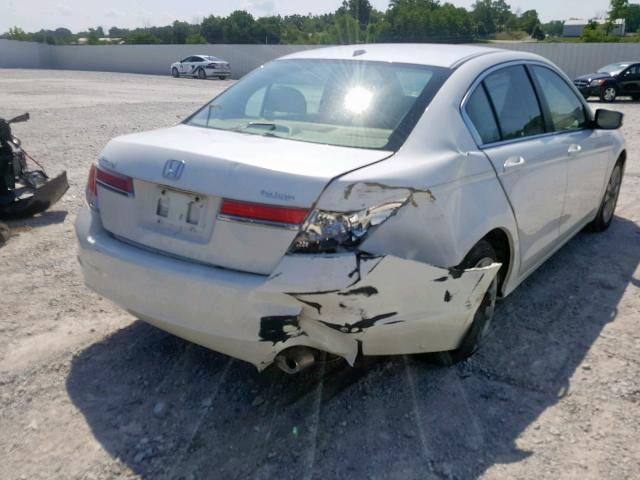 1HGCP2F81BA027725 - 2011 HONDA ACCORD EXL WHITE photo 4