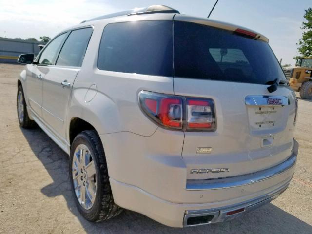 1GKKVTKDXFJ125977 - 2015 GMC ACADIA DEN WHITE photo 3