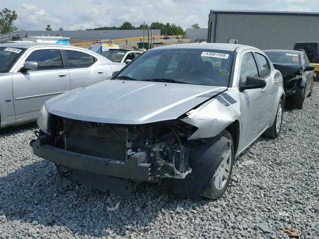 1B3BD4FB3BN588397 - 2011 DODGE AVENGER EX GRAY photo 2