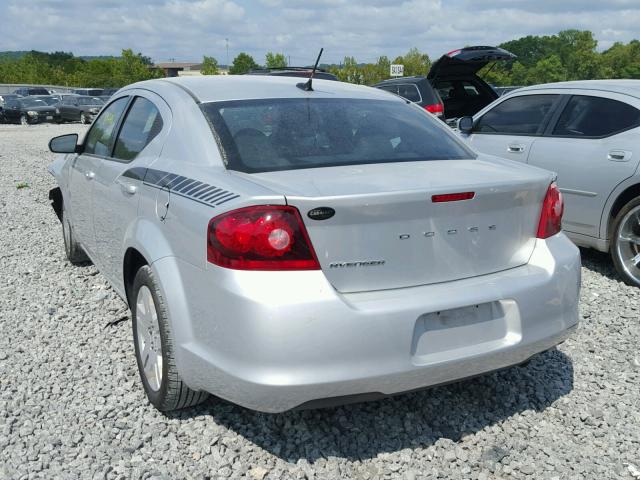 1B3BD4FB3BN588397 - 2011 DODGE AVENGER EX GRAY photo 3