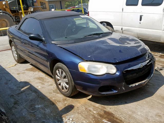 1C3EL45R45N575275 - 2005 CHRYSLER SEBRING BLUE photo 1