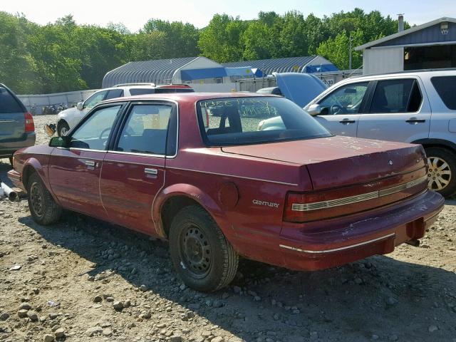 1G4AG55M2S6469515 - 1995 BUICK CENTURY SP RED photo 3