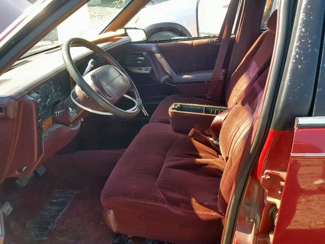 1G4AG55M2S6469515 - 1995 BUICK CENTURY SP RED photo 5