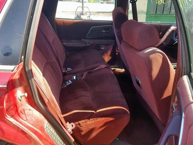 1G4AG55M2S6469515 - 1995 BUICK CENTURY SP RED photo 6