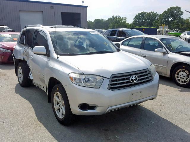 5TDBK3EH9AS031412 - 2010 TOYOTA HIGHLANDER SILVER photo 1