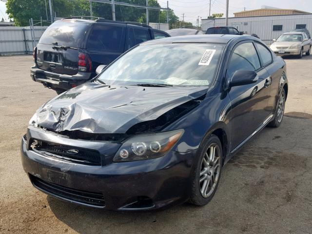 JTKDE167X80271178 - 2008 TOYOTA SCION TC BLACK photo 2
