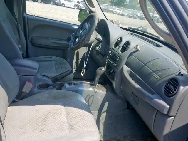 1J4GL38KX5W565982 - 2005 JEEP LIBERTY RE BLUE photo 5