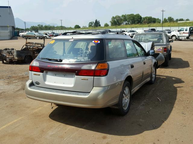 4S3BH675X37615673 - 2003 SUBARU LEGACY OUT SILVER photo 4