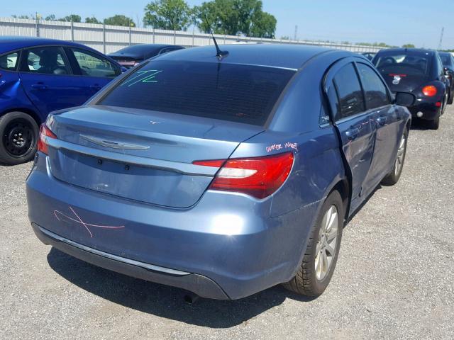 1C3BC1FB6BN539652 - 2011 CHRYSLER 200 TOURIN BLUE photo 4