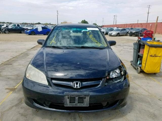 2HGES16475H562563 - 2005 HONDA CIVIC DX BLUE photo 9