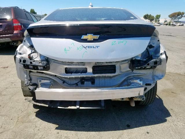 1G1RC6S55GU118874 - 2016 CHEVROLET VOLT LT SILVER photo 9