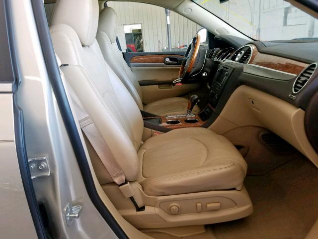 5GAKRDEDXCJ294511 - 2012 BUICK ENCLAVE TAN photo 5