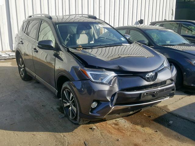 JTMRFREVXJJ184986 - 2018 TOYOTA RAV4 ADVEN GRAY photo 1