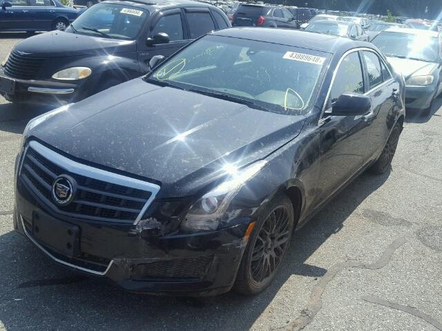 1G6AG5RX0E0154019 - 2014 CADILLAC ATS BLACK photo 2