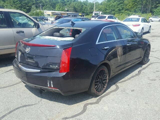 1G6AG5RX0E0154019 - 2014 CADILLAC ATS BLACK photo 4