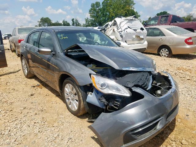 1C3CCBAB3DN636117 - 2013 CHRYSLER 200 LX SILVER photo 1