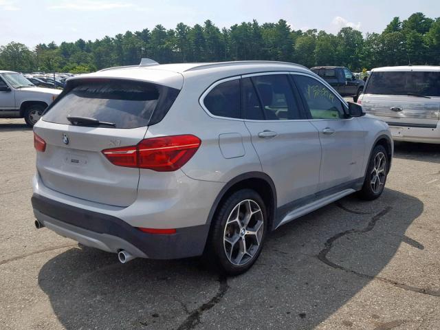 WBXHT3C39GP883540 - 2016 BMW X1 XDRIVE2 SILVER photo 4