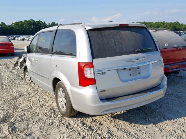 2C4RC1BG1CR279502 - 2012 CHRYSLER TOWN & COU SILVER photo 3