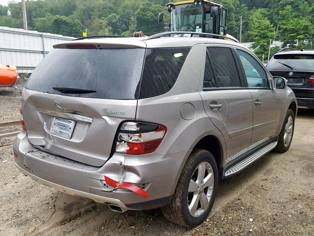 4JGBB86E59A504521 - 2009 MERCEDES-BENZ ML 350 BEIGE photo 4