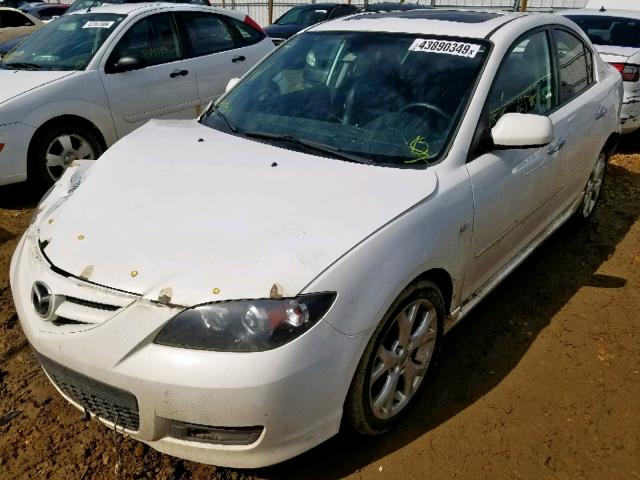 JM1BK323691190812 - 2009 MAZDA 3 S WHITE photo 2