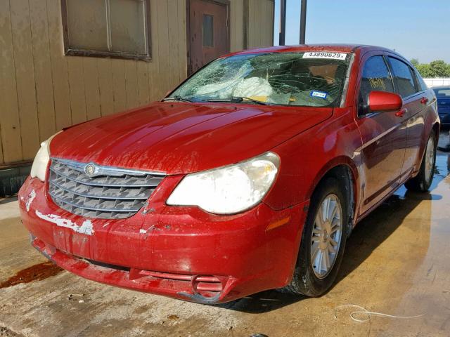 1C3LC56R38N186871 - 2008 CHRYSLER SEBRING TO RED photo 2