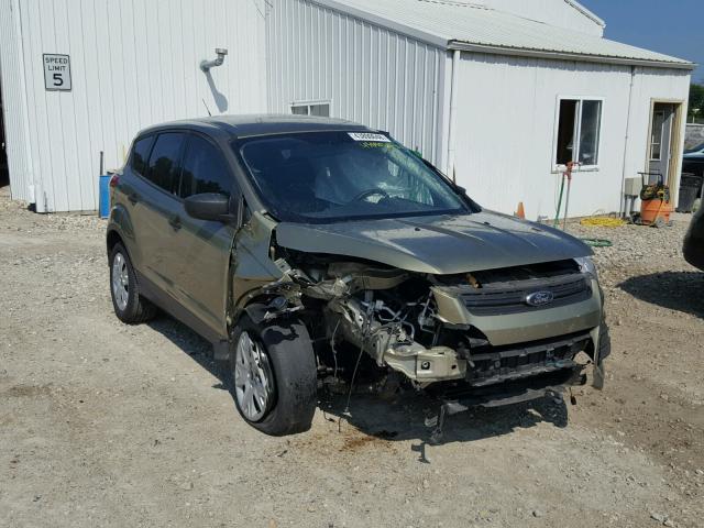 1FMCU0F71DUB52983 - 2013 FORD ESCAPE S GREEN photo 1