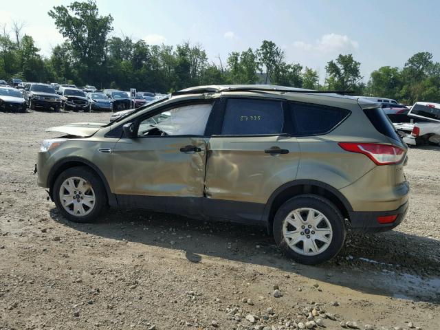 1FMCU0F71DUB52983 - 2013 FORD ESCAPE S GREEN photo 10