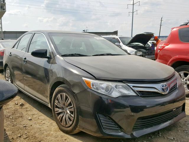 4T1BD1FK9EU113968 - 2014 TOYOTA CAMRY HYBR BLACK photo 1