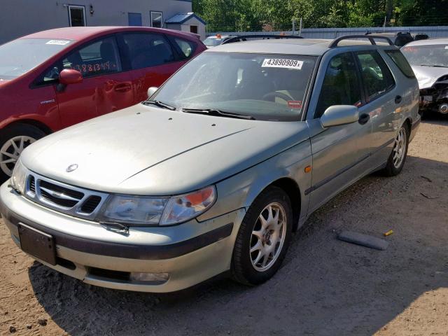 YS3ED58E4Y3056078 - 2000 SAAB 9-5 GREEN photo 2