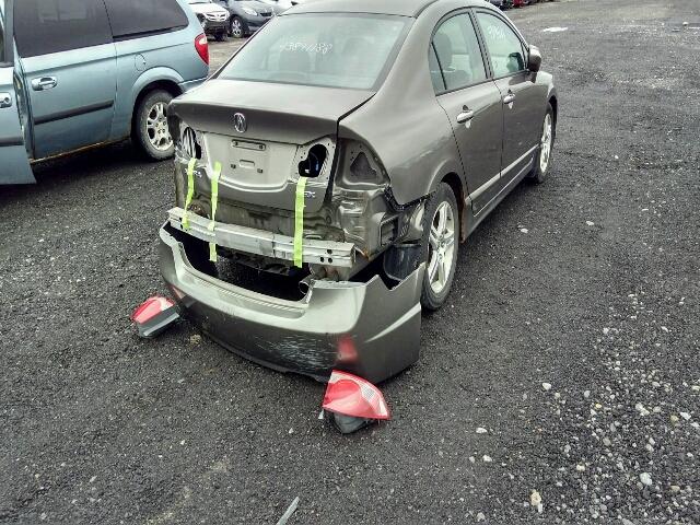 2HHFD56596H201461 - 2006 ACURA CSX TOURIN GRAY photo 4