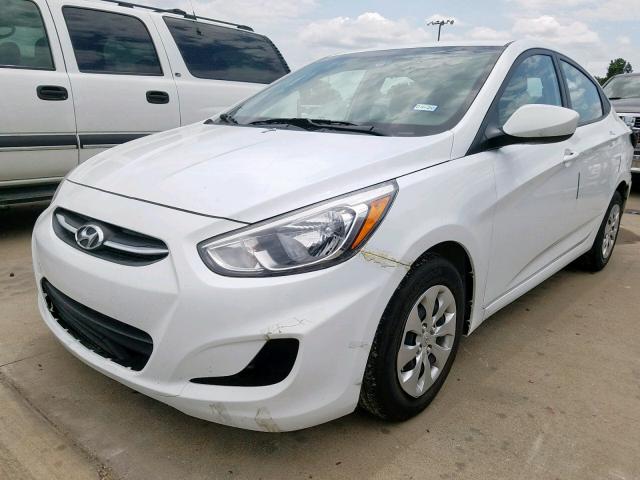 KMHCT4AE1HU234797 - 2017 HYUNDAI ACCENT SE WHITE photo 2