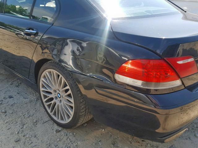 WBAHL83528DT12130 - 2008 BMW 7 SERIES BLACK photo 9