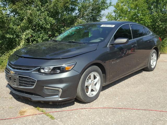 1G1ZB5ST2HF116274 - 2017 CHEVROLET MALIBU LS 石墨色 照片 2