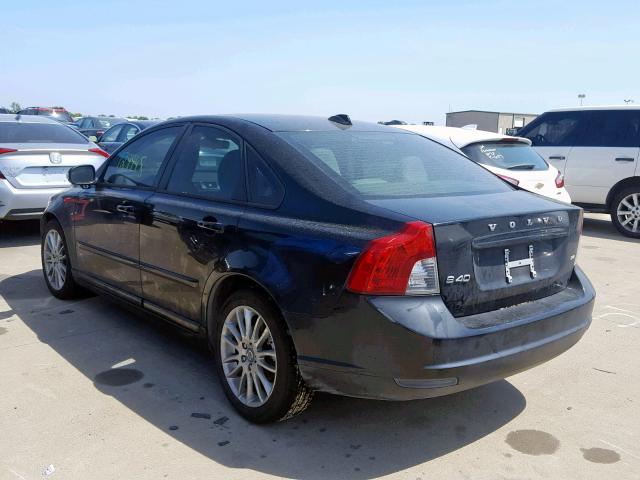 YV1382MS3A2485957 - 2010 VOLVO S40 2.4I BLACK photo 3