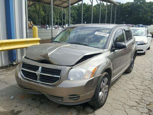 1B3HB48B67D127978 - 2007 DODGE CALIBER SX TAN photo 2