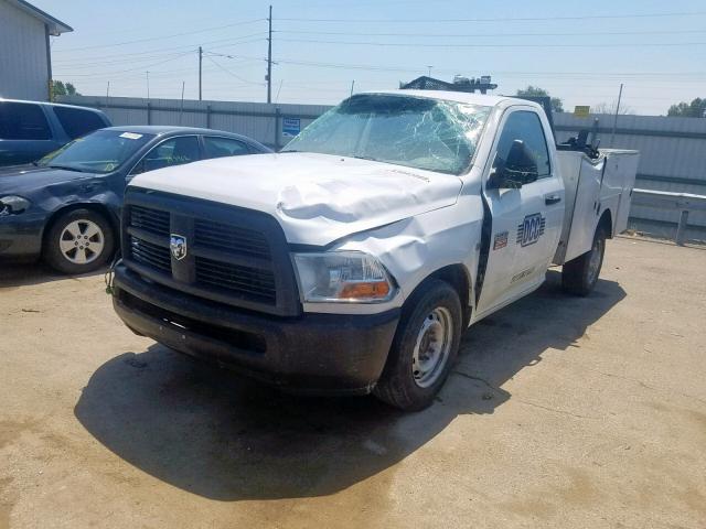 3C6LD4AT9CG173525 - 2012 DODGE RAM 2500 S თეთრი ფოტო 2