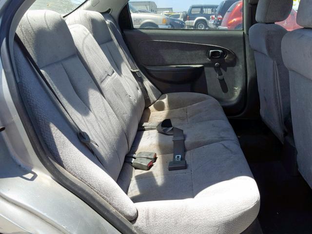 KNAFB121135220736 - 2003 KIA SPECTRA BA SILVER photo 6