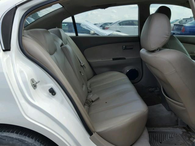 1N4BL11D66C128862 - 2006 NISSAN ALTIMA SE WHITE photo 6