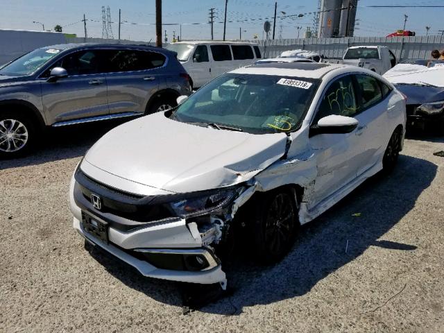 JHMFC1F7XKX009051 - 2019 HONDA CIVIC EXL Mavi foto 2