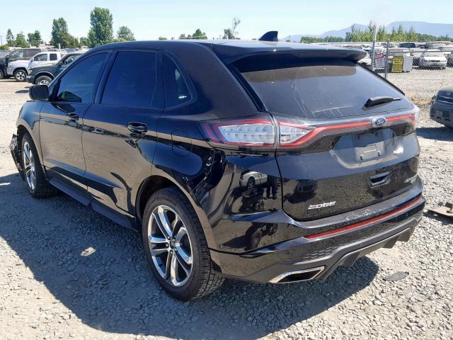 2FMPK4AP4GBB04944 - 2016 FORD EDGE SPORT BLACK photo 3