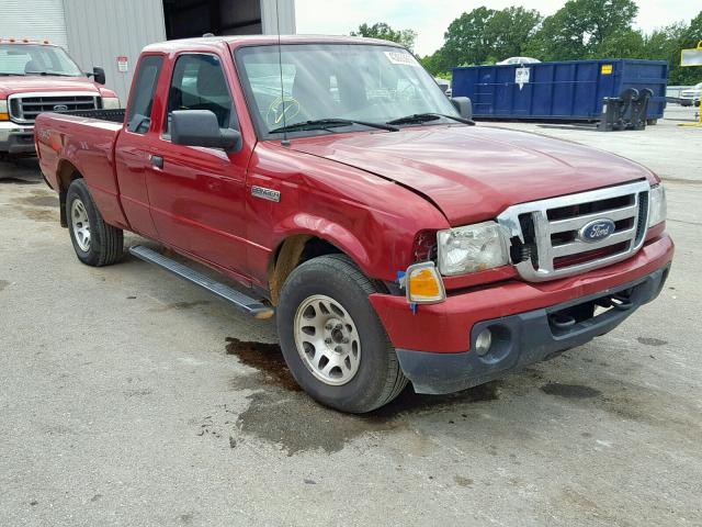 1FTLR4FE9BPA13885 - 2011 FORD RANGER SUP MAROON photo 1