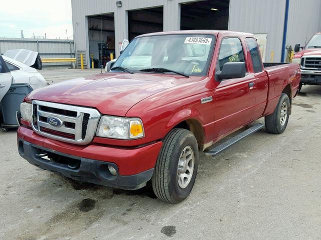 1FTLR4FE9BPA13885 - 2011 FORD RANGER SUP MAROON photo 2