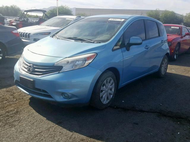 3N1CE2CP0EL356495 - 2014 NISSAN VERSA NOTE BLUE photo 2