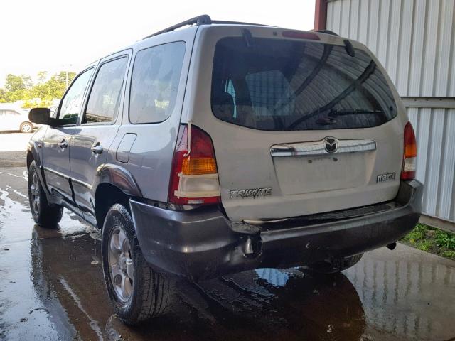 4F2YZ94144KM02694 - 2004 MAZDA TRIBUTE LX SILVER photo 3