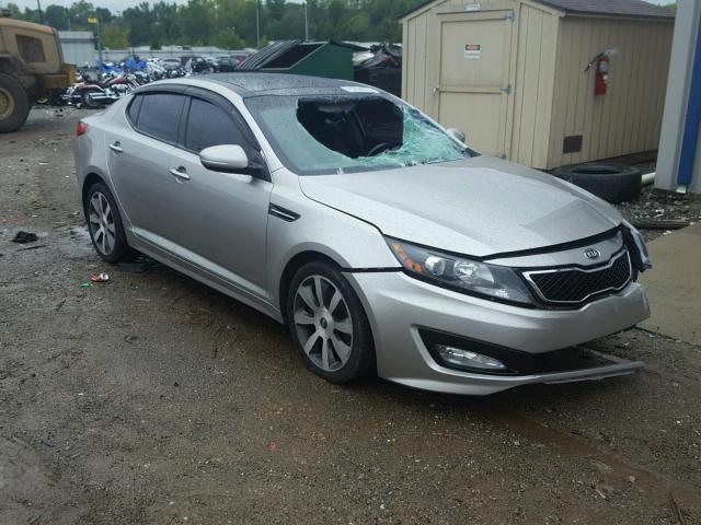 5XXGR4A67CG079829 - 2012 KIA OPTIMA SX SILVER photo 1