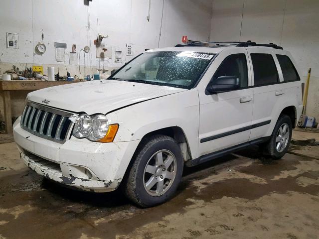 1J8GR48K78C137084 - 2008 JEEP GRAND CHER WHITE photo 2