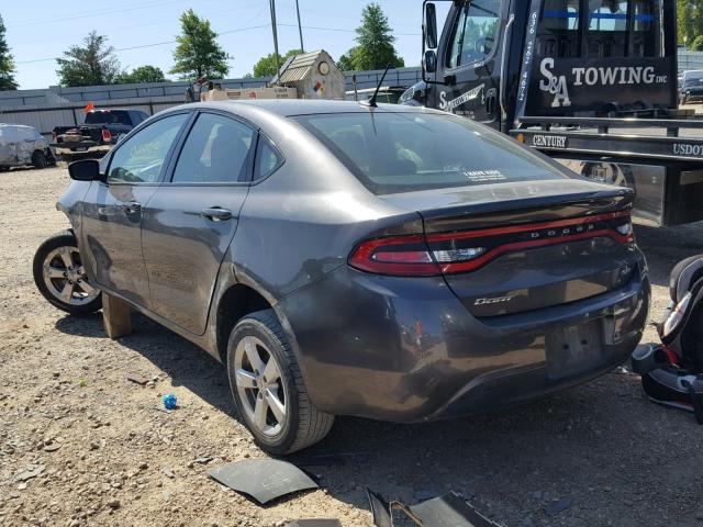 1C3CDFBB4FD116620 - 2015 DODGE DART SXT GRAY photo 3