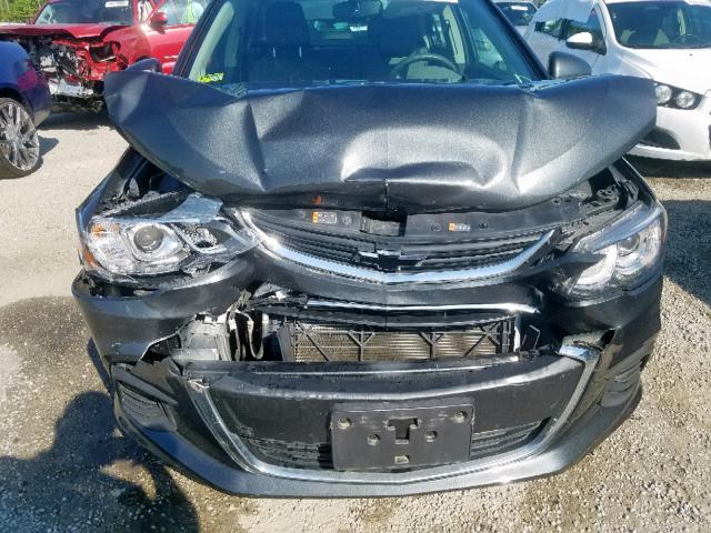 1G1JB5SH6H4154353 - 2017 CHEVROLET SONIC LS 灰色 照片 9