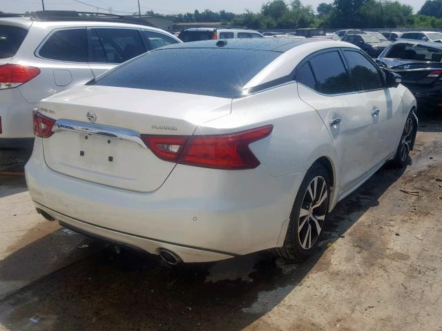 1N4AA6AP0GC383405 - 2016 NISSAN MAXIMA 3.5 WHITE photo 4